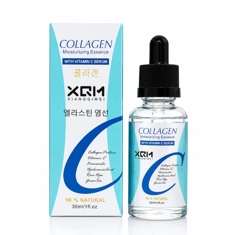 Collagen Serum | Moisturizing Essence with Vitamin C for Hydration, Brightening & Youthful Glow