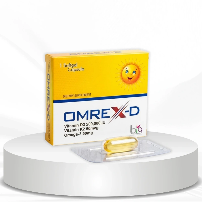 OMREX-D | Bone, Immunity & Heart Support | Vitamin & Omega-3 Softgel 2 OMREX-D | Bone, Immunity & Heart Support | Vitamin & Omega-3 Softgel