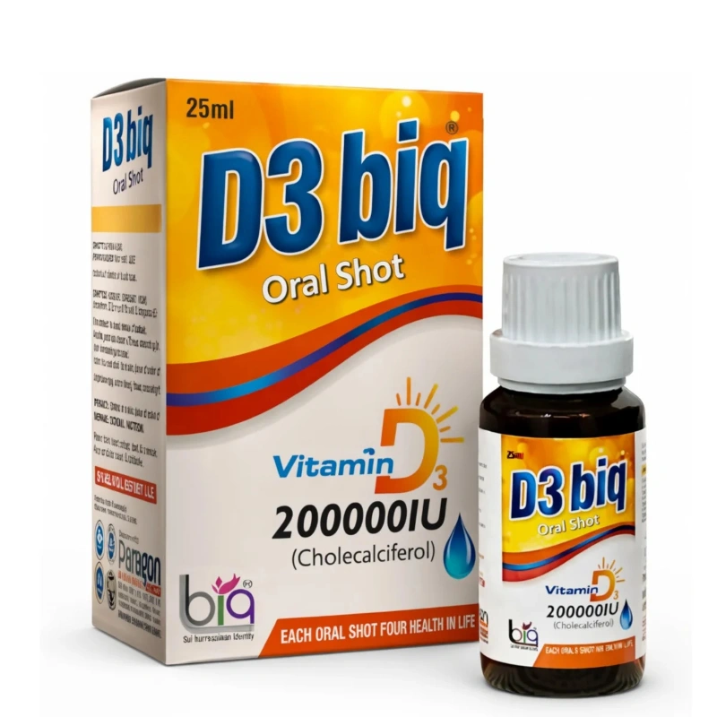 D3 BIQ Oral Shot 25ml | Vitamin D3 Supplement