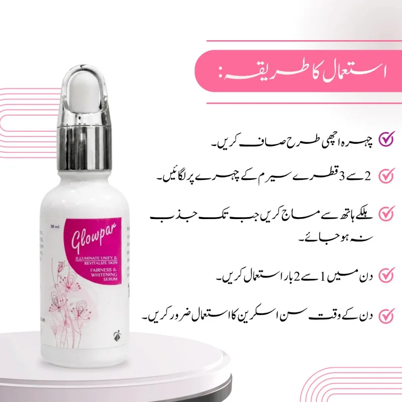 Glowpar Anti Melasma Serum for Pigmentation | Still Young 3 Daily Use Face Serum