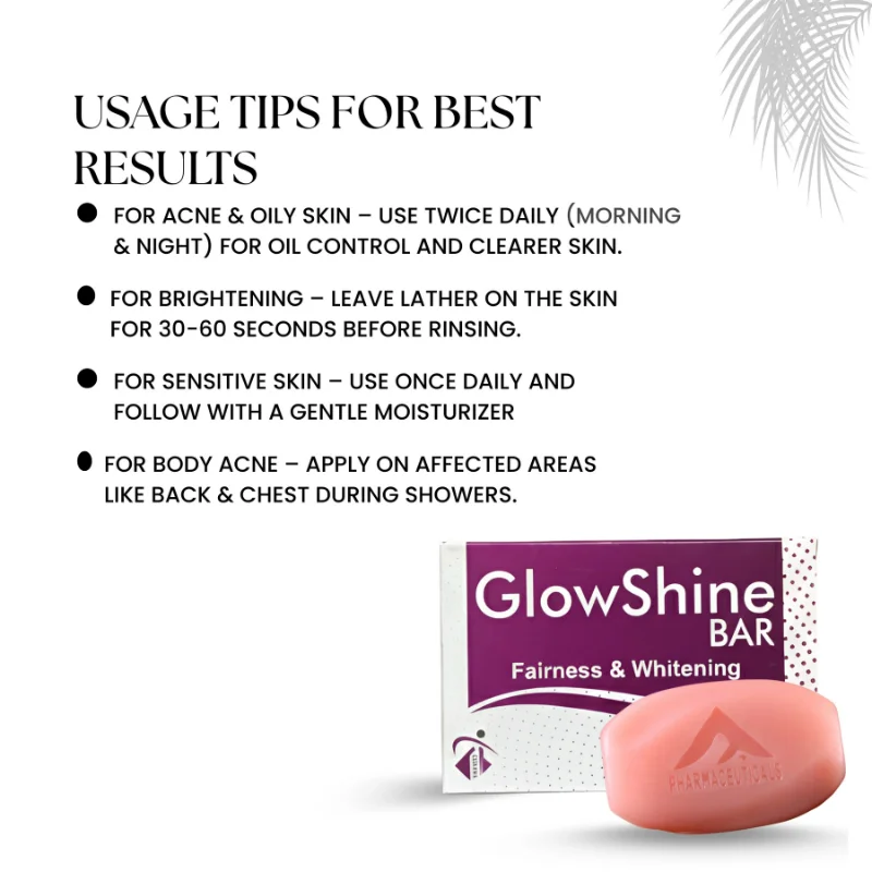 GlowShine Soap Bar For Whitening and Cleansing | Still Young 4 cleansing bar
