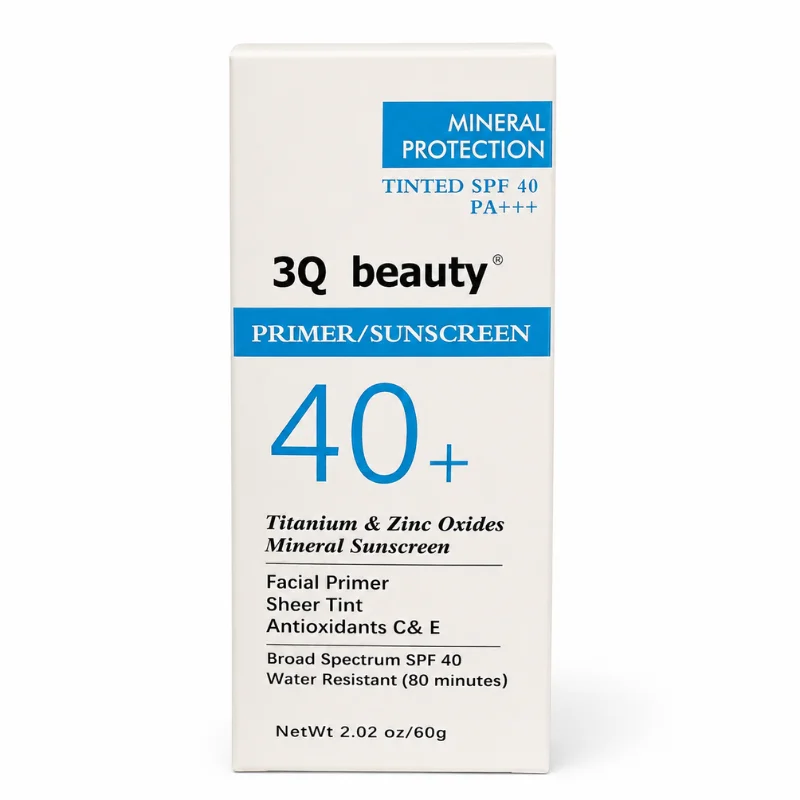 Mineral protection tinted spf40 primer sunscreen