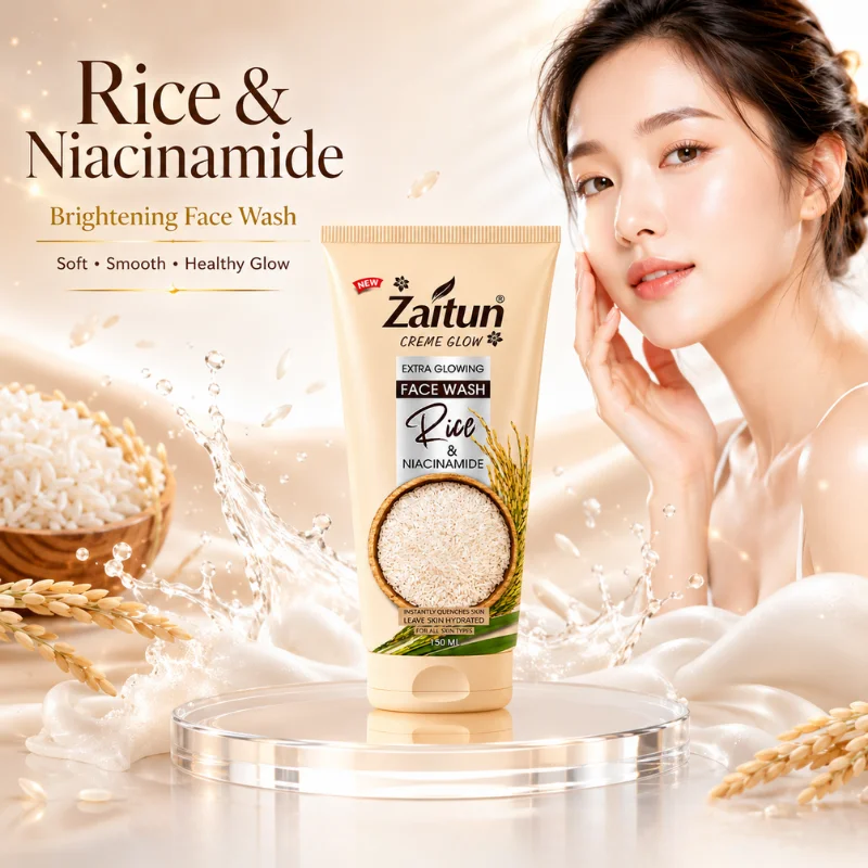 Niacinamide rice cleanser face wash