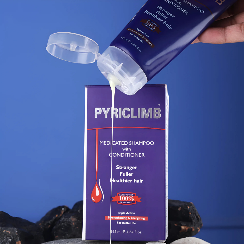 Pyriclimb Anti-Dandruff Shampoo | Zinc Pyrithione & Selenium Sulphide 2 anti dandruff shampoo