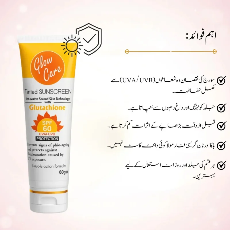 GlowCare Broad Spectrum Sunscreen SPF Protection | Still Young 3 broad spectrum sunscreen