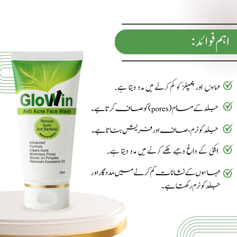 GloWin Anti Acne Face Wash with Lactic Acid | Still Young 4 oily skin face wash