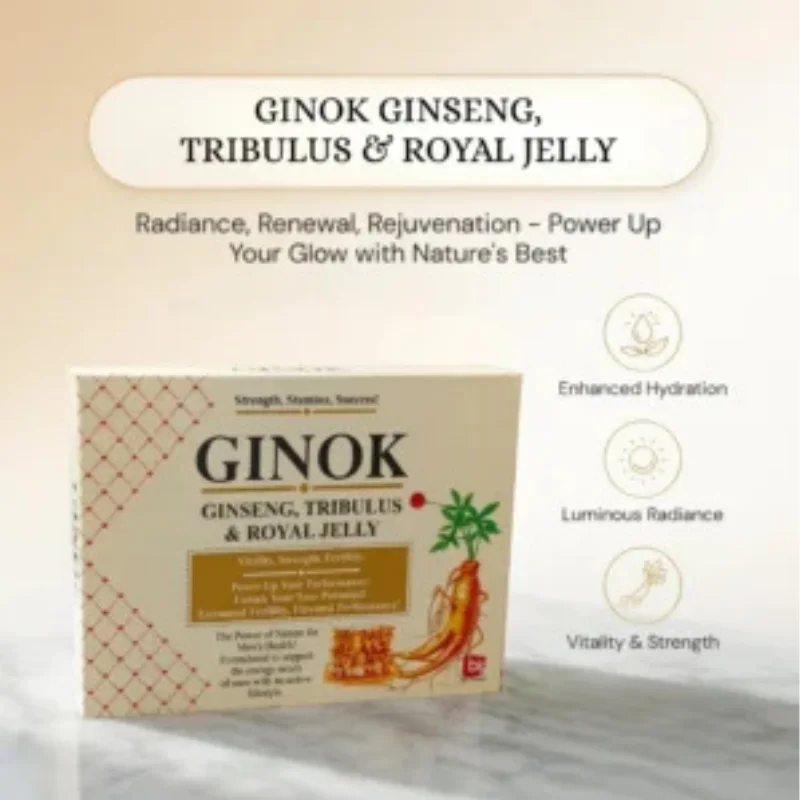 Ginok Ginseng, Tribulus & Royal Jelly β 6 Shots 2 tribulus-supplement