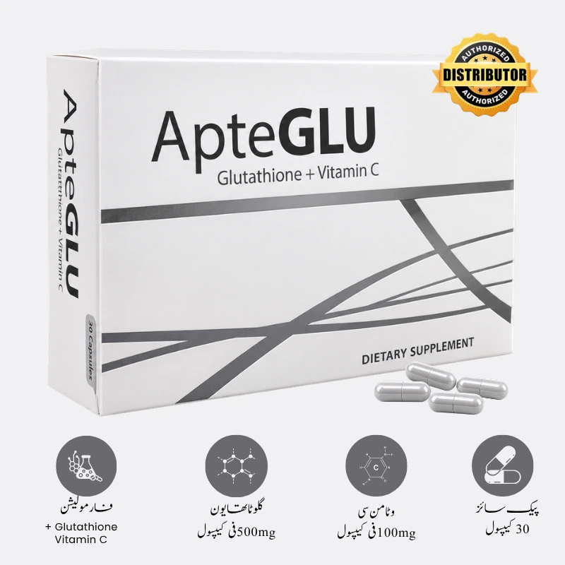 Home 88 APTEGlu Glutathione 30 Capsules Vitamin C Supplement